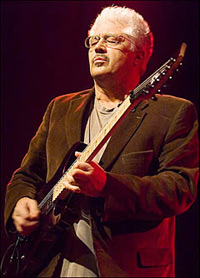 Larry Coryell playing guitar