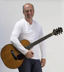 Brian Doerksen with his guitar