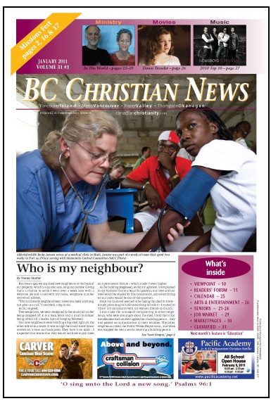 BC Christian News Cover