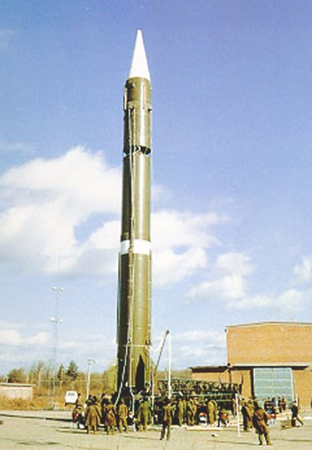 A nuclear ballistic missile