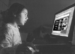 Child with computer