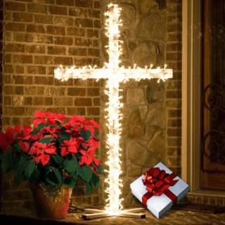 Glowing cross