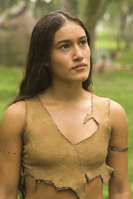 Q'Orianka Kilcher as Pocahontas in The New World