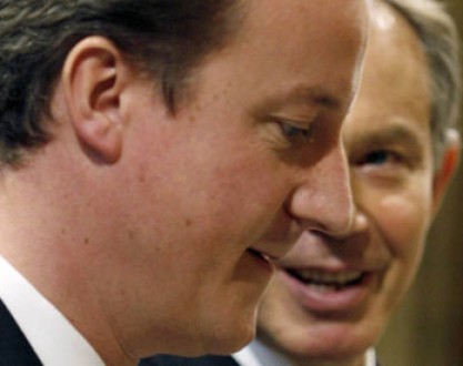 David Cameron and Tony Blair