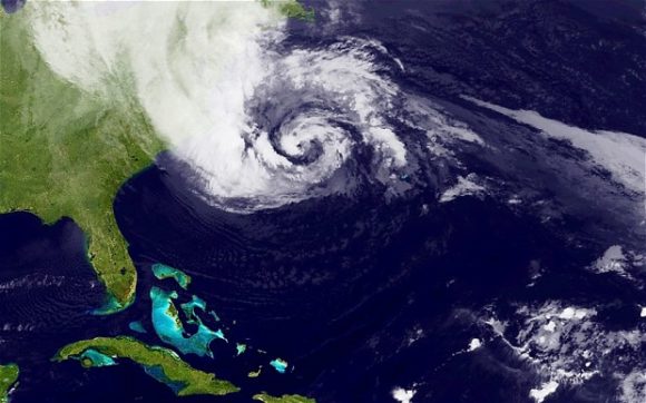 Hurricane Sandy seen from Space