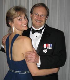 Victoria surgeon Norgrove Penny celebrates his Order of Canada award, with his wife Anne.